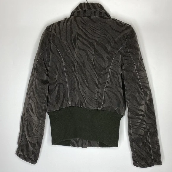 Buckle Daytrip Black Zebra Moto Jacket NWT Small - Picture 2 of 8